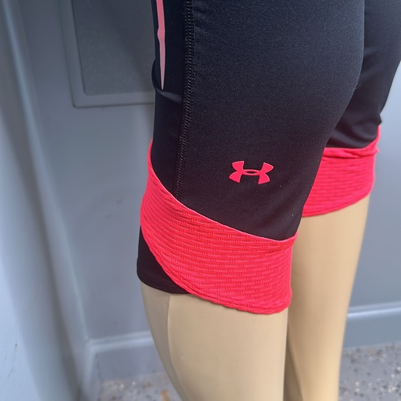 Under Armour Leggings heatgear black size L woman’s - Picture 2 of 6